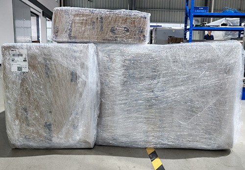 A large quantity of Tetra Pak spare parts were sent to various branches of Yili