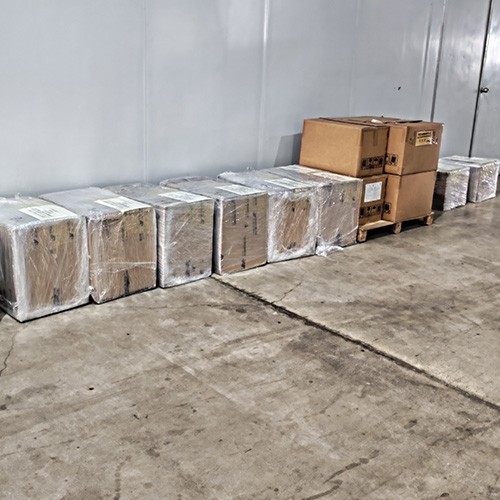 A large quantity of Tetra Pak spare parts were sent to various branches of Yili