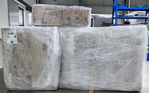 A large quantity of Tetra Pak spare parts were sent to various branches of Yili